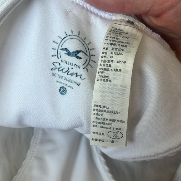 Hollister bikini size xs. White. Great condition!! - Picture 4 of 4